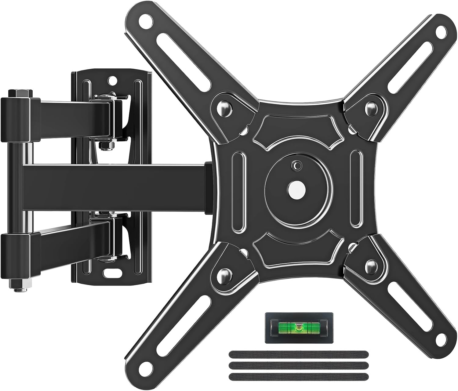 MOUNTUP TV Wall Bracket for Most 14-42 Inch LED, LCD, OLED Flat TVs & Monitors, Full Motion TV Mount with Tilt Swivel Extension, Max VESA 200x200mm up to 15KG, EU0030