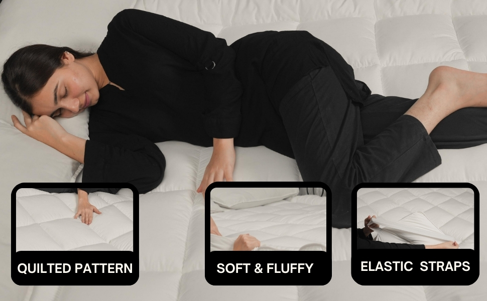 a person laying on a bed with a pillow and a blanket.