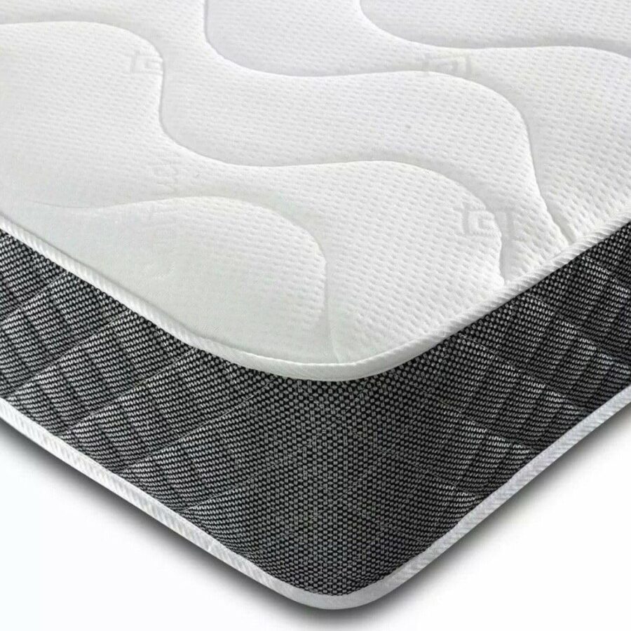 Wilson Beds - 3ft Single Mattress Approx 6.5 Inch Deep Soft Feel Memory Foam and Spring Mattress (3ft x 6ft3) (Single)