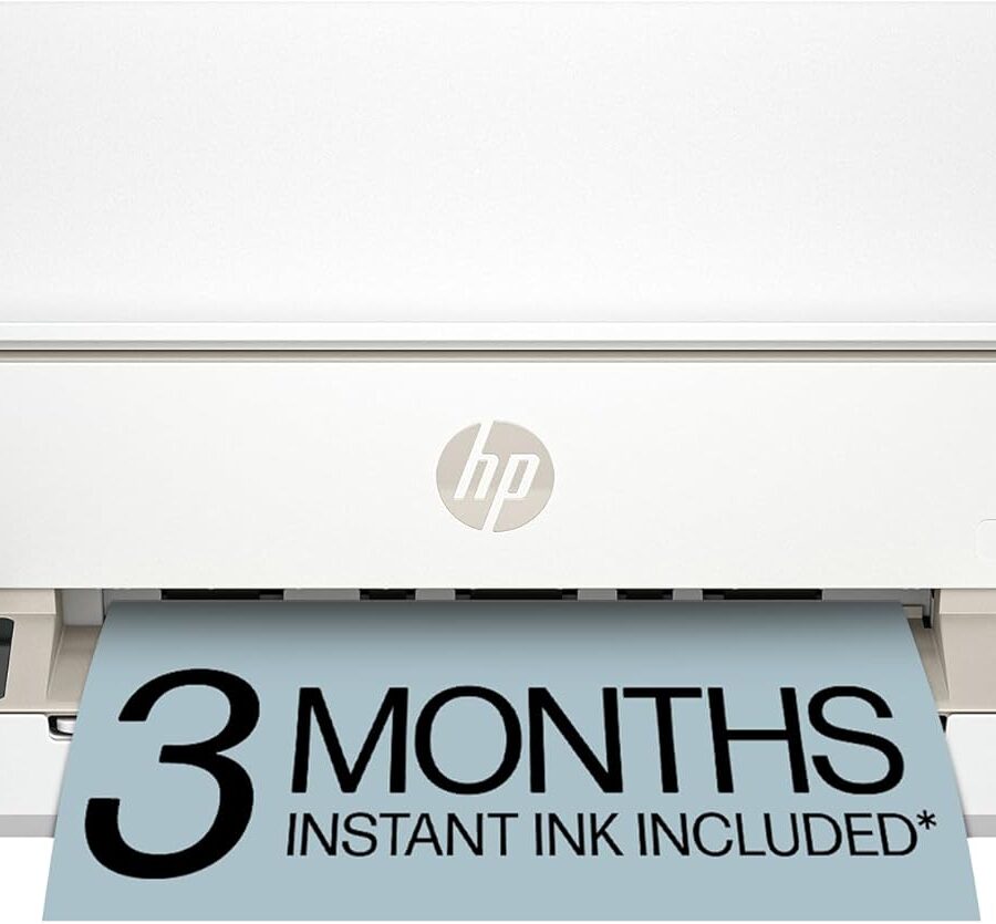 HP Envy 6155e Wireless All-in-One Color Inkjet Printer, Print, scan, Copy, Duplex Printing Best-for-Home, 3 month Instant Ink trial included (714L5A)