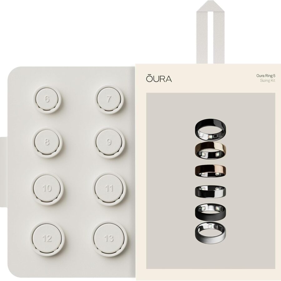 Oura Ring 5 Sizing Kit - Size Before You Buy - Unique Non Standard Fit - Reimbursement With Subsequent Smartring Purchase